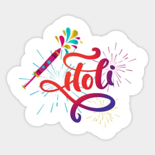 Holi Day Delight, Colorful Celebrations, holi festival Sticker